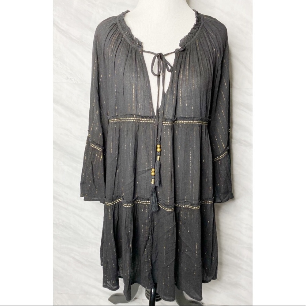 Sun & Shadow Sheer Beach Coverup/Dress Small